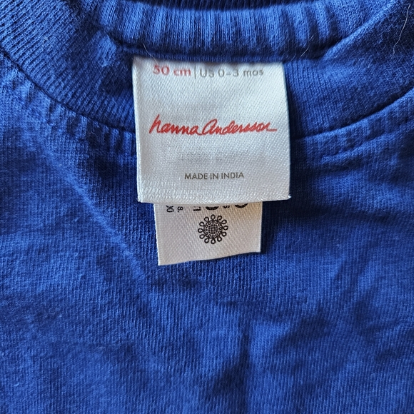 Hanna Andersson 0-3M Christmas Lights Romper & Shirt Holiday Outfit - Picture 3 of 3